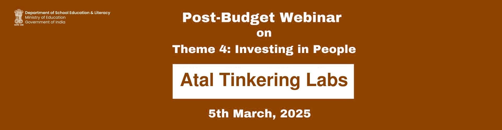 Session 2 of DoSE&L: Atal Tinkering Labs (DoSE&L, NITI Aayog)