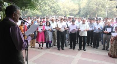 "Run for Unity" at Jawaharlal Nehru University (JNU)