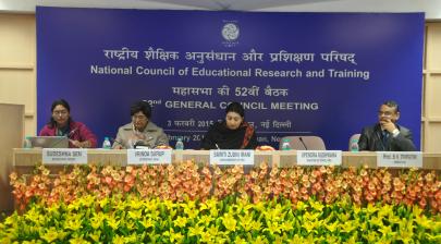 Union HRD Minister Smt Smriti  Irani attending the 52nd General Council Meeting of NCERT at New Delhi on 3rd February 2015