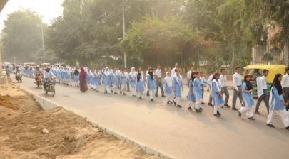 "Run for Unity" at Jamia Millia Islamia (JMI) University New Delhi