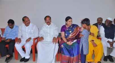 Participating in a program by Swarna Bharathi Trust in Nellore, Andhra Pradesh