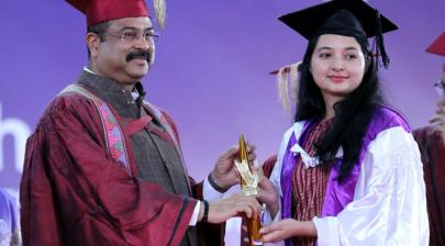 The Union Minister for Education, Skill Development and Entrepreneurship, Shri Dharmendra Pradhan attends the XXVII Convocation of North Eastern Hill University (NEHU), in Shillong on May 21, 2022