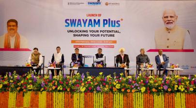 graced the launch event of “SWAYAM Plus” platform