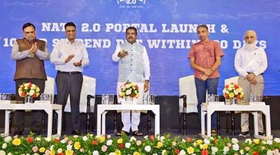 Shri Dharmendra Pradhan launches the National Apprenticeship Training Scheme (NATS) 2.0 Portal