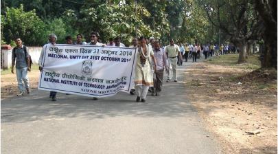 Celebration of "Rashtriya Ekta Divas" in NIT Jamshedpur